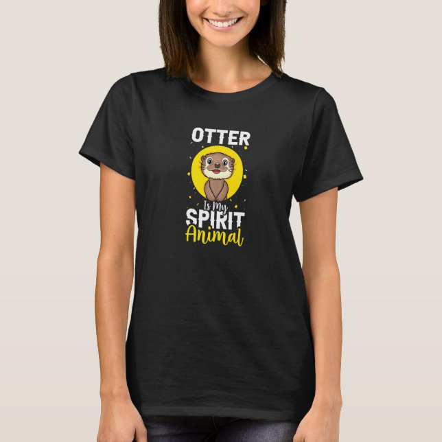 Camiseta A Otter É A Minha Espírito E As Minhas Citações Do (Frente)
