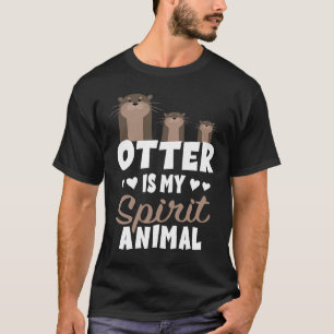 Camiseta A Otter é o meu espírito, fotógrafos ou animal