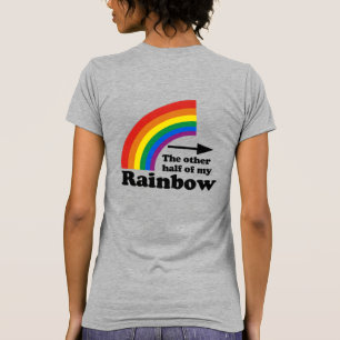 Camiseta A outra metade do meu arco-íris (esquerda)