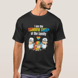 Camiseta A Ovelha Arco-Íris Da Família De Ovelhas Lgbt 1