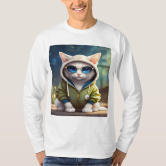Camiseta "A Paixão Puro: Um Gato Dedicado do Lover