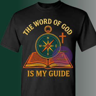 Camiseta A palavra de DEUS é meu guia - Cristão