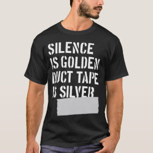 Camiseta A palavra é de prata e o silêncio é de ouro, a