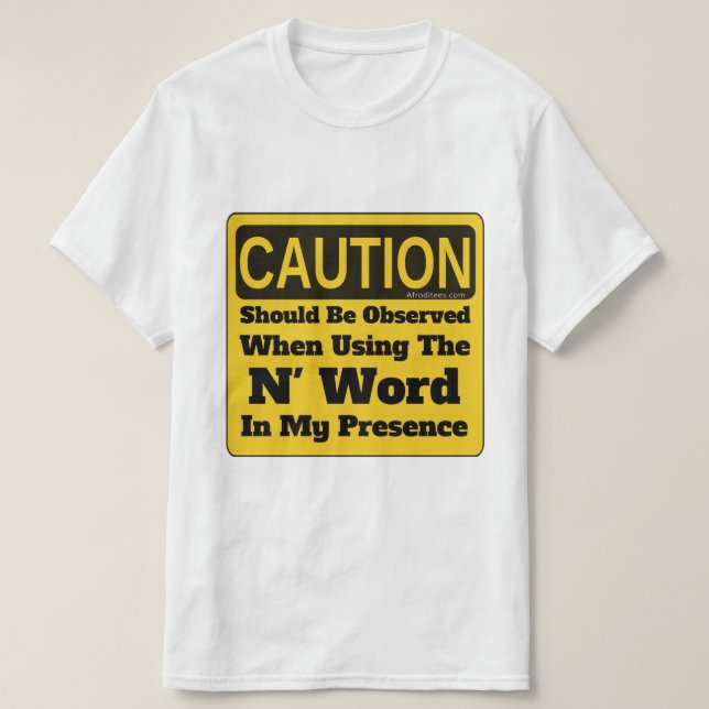 Camiseta A Palavra N (Frente do Design)