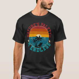 Camiseta A paleta da natureza é infinita