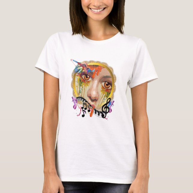 Camiseta A paleta do artista (Frente)
