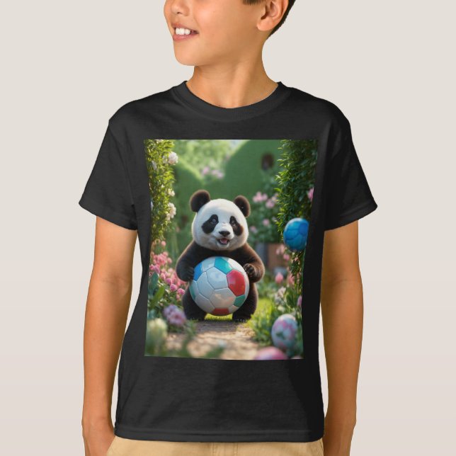 Camiseta A Panda Reproduzida e a Bola (Frente)