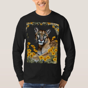 Camiseta A Pantera da Flórida com Borda de Coreopsis Recort