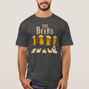 Camiseta A Paródia da Abadia de Cervejas Abbey Road Cerveje