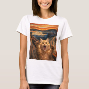 Camiseta A Paródia do Gato no Grito Arte                  