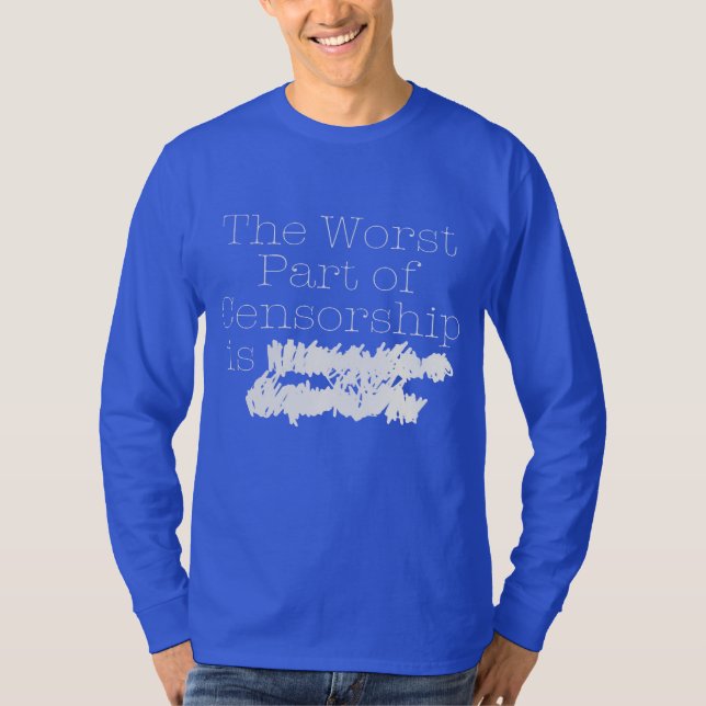 Camiseta a parte a mais má da censura (Frente)