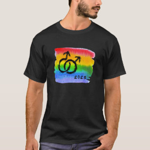 Camiseta A partir de 2023, o gay orgulho homossexual da MSC