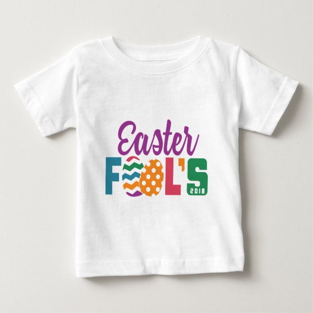 Camiseta A páscoa bonito engana o dia 2018 (Frente)