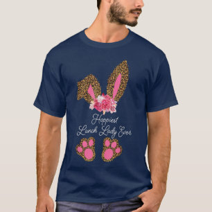Camiseta A Páscoa de Meninas Nunca Leopardo, Lady Leopardo