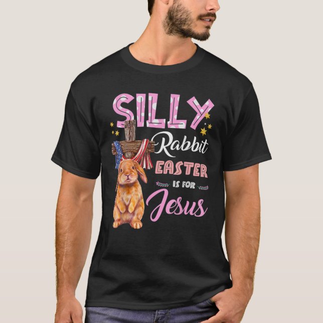 Camiseta A Páscoa Do Coelho bobo É Para (Frente)