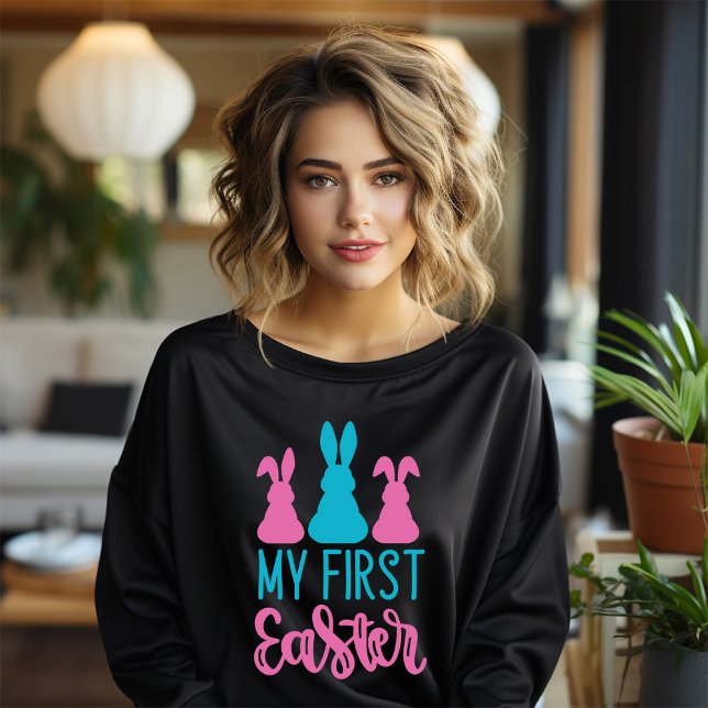 Camiseta A páscoa está chegando. Felicidade (Criador carregado)