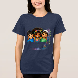 Camiseta A Paz Começa Com Gentileza Unidade AR de Criança