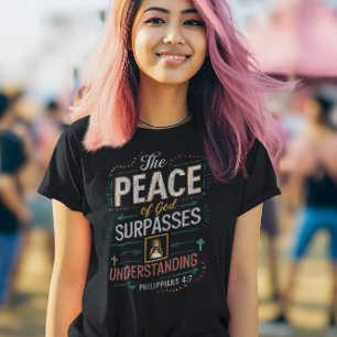 Camiseta A paz de Deus ultrapassa a compreensão.