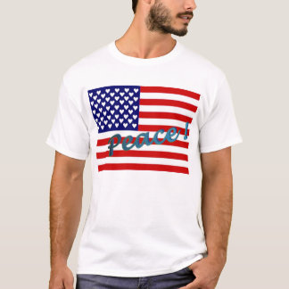 Camiseta A paz é patriótica