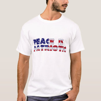 Camiseta A paz é patriótica