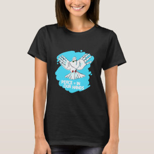 Camiseta A Paz Está Em Nossa Mão Dia Internacional da Paz