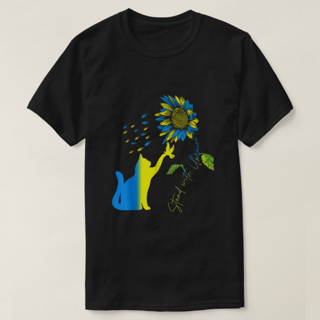 Camiseta A paz na Ucrânia e a paz na Ucrânia (Frente do Design)