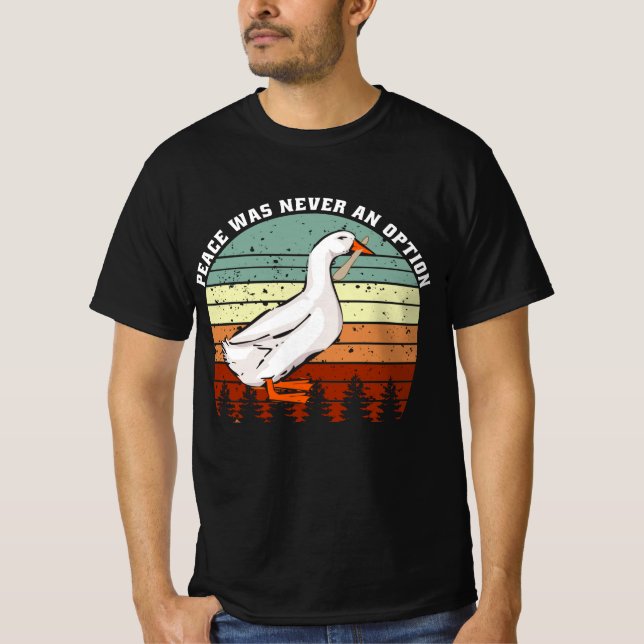 Camiseta A paz nunca foi uma opção (Frente)