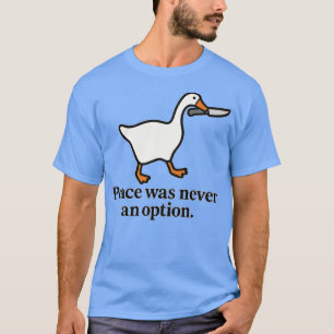 Camiseta A Paz Nunca Foi Uma Opção