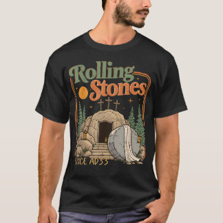 Camiseta A Pedra Foi Removida Ele Está Vivo Retro