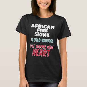 Camiseta A Pele de Fogo Africana é fria, mas aquece o seu