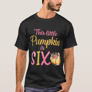 Camiseta A Pequena Abóbora É A Menina Do Dia De Aniversário