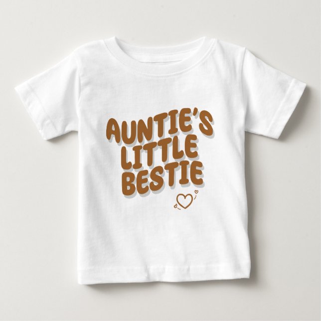 Camiseta A Pequena Bestie da Tia (Frente)