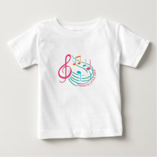 Camiseta A pequena diva do papai