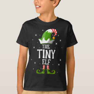 Camiseta A Pequena Família Elf Correspondendo ao Natal