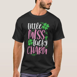 Camiseta A Pequena Senhorita Lucky Charm do Dia de Patrick