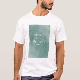 Camiseta A perfeição está no processo