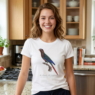 Camiseta A periquita Ara, de garganta variada 