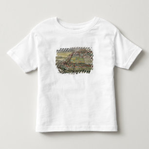 Camiseta A perspectiva de Nottingham do leste gravado