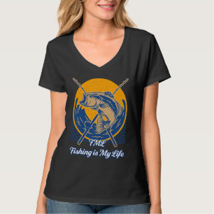 Camiseta A pesca com LMP é o meu pescador da vida