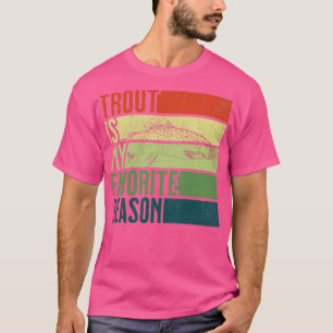 Camiseta A Pesca De Truta Vintage Com Dificuldade É A Minha