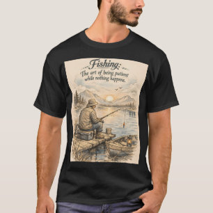 Camiseta A Pesca É a Arte de Esperar