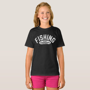 Camiseta a pesca é a minha terapia pescador ideias engraçad