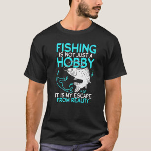 Camiseta A Pesca É Minha Fuga Da Realidade Pesca Caça