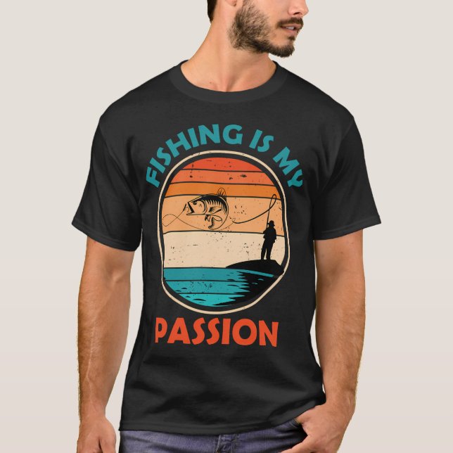 Camiseta A Pesca É Minha Paixão (Frente)