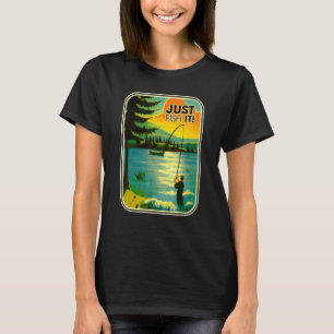 Camiseta A Pesca É O Que Eu Faço Pescar Ao Ar Livre Pesca V