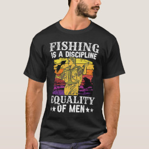 Camiseta A pesca é uma disciplina igualdade dos homens  fly