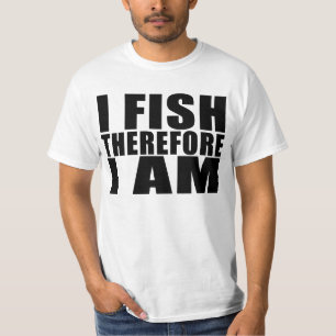 Camiseta A pesca engraçada cita piadas que eu me pesco