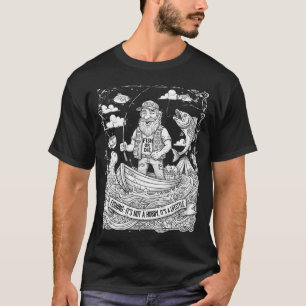 Camiseta A Pesca Não É um Hobby É um Estilo de Vida –