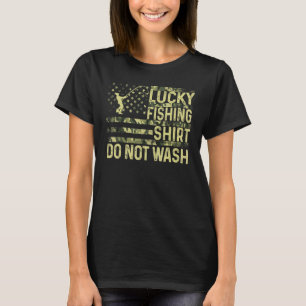 Camiseta A Pesca Sortuda Não Lava O Melhor Peixe De Sempre