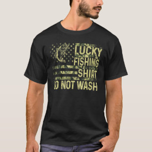 Camiseta A Pesca Sortuda Não Lava O Melhor Peixe De Sempre